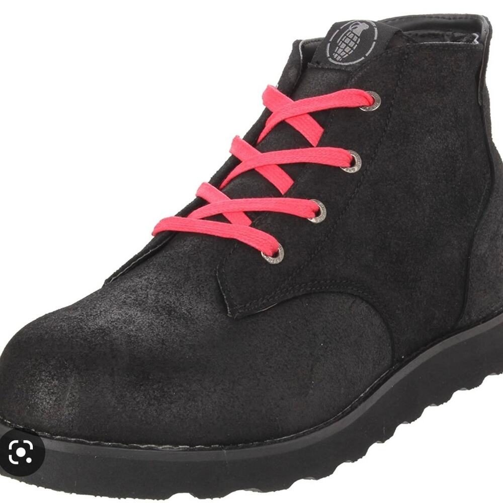 Grenade Dessert Storm Work Black Boots 10 Mens NIB